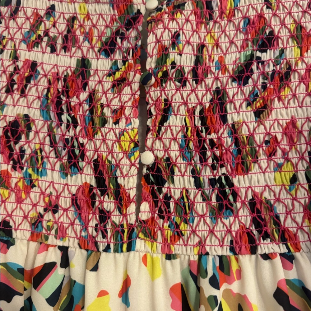 CROSBY by Mollie Burch Multicolor Ruffle Sleeve Dress - Picture 6 of 7